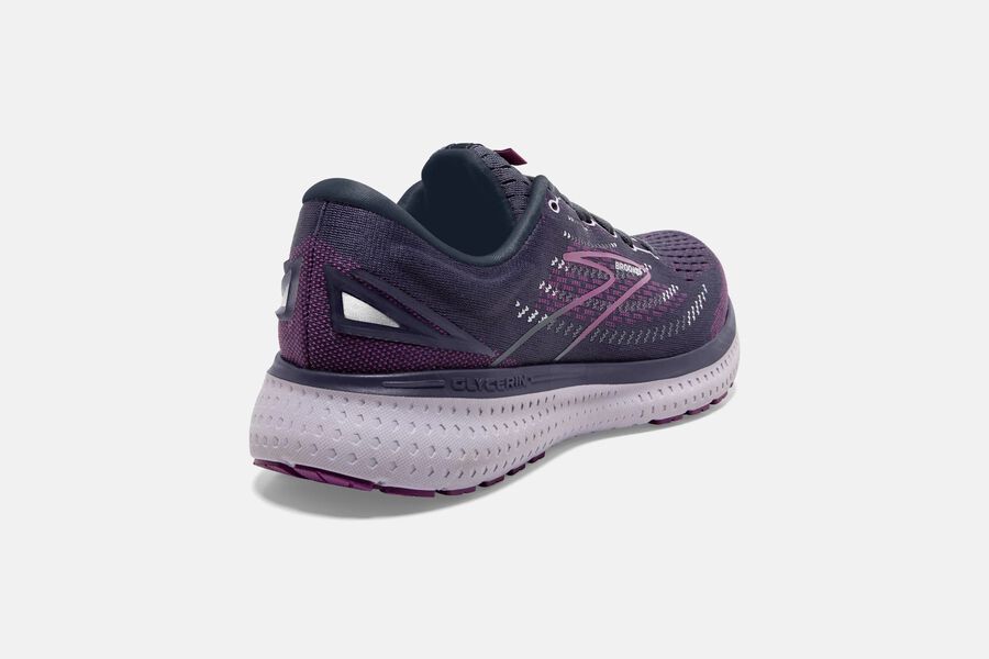 Brooks Glycerin 19 Road Loopschoenen Dames - Zwart/Paars - 493052AYZ